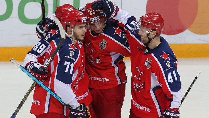 Хоккеисты ЦСКА