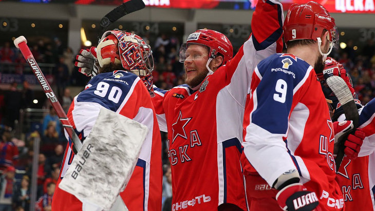 Хоккеисты ЦСКА