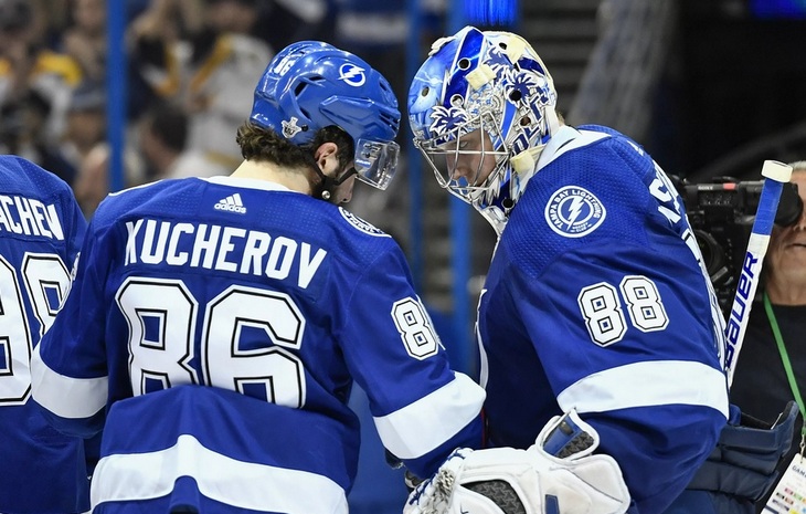 Никита Кучеров и Андрей Василевский, «Тампа-Бэй»