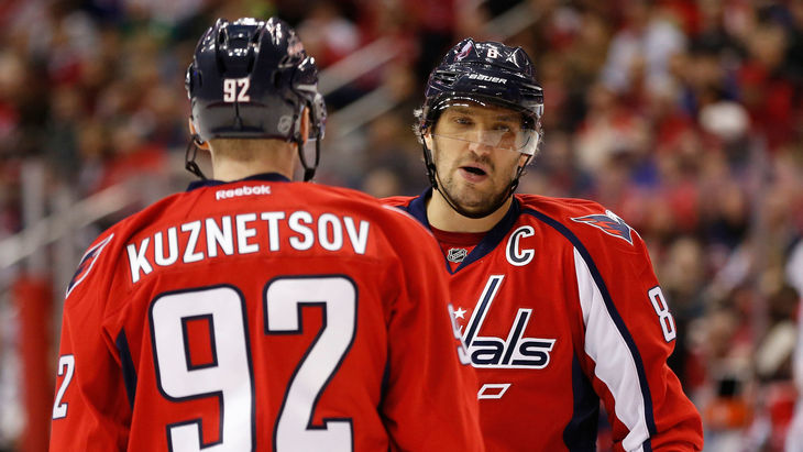Евгений Кузнецов и Александр Овечкин, «Вашингтон»