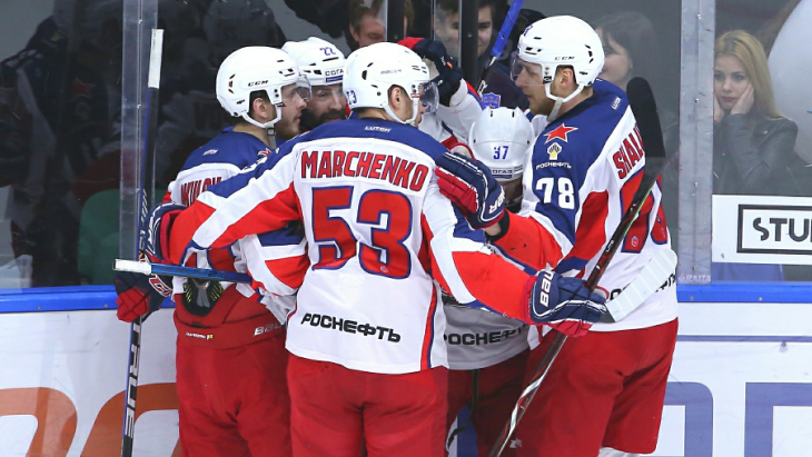 Хоккеисты ЦСКА