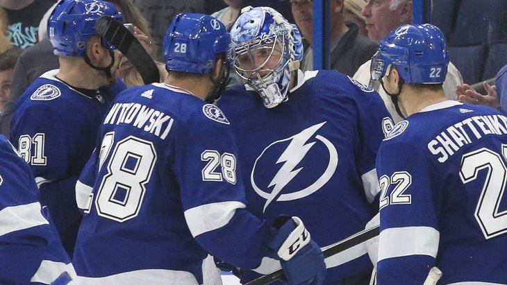 Хоккеисты «Тампы»