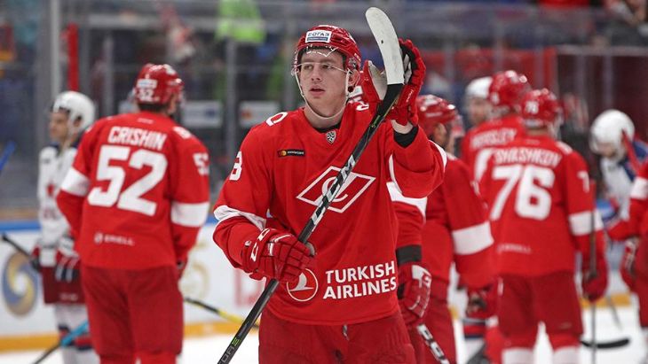 «Спартак» забросил сопернику пять шайб