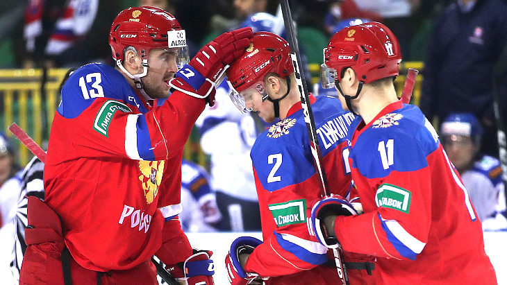 Хоккеисты сборной России