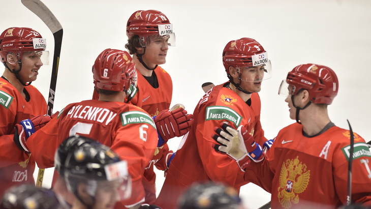 Хоккеисты сборной России