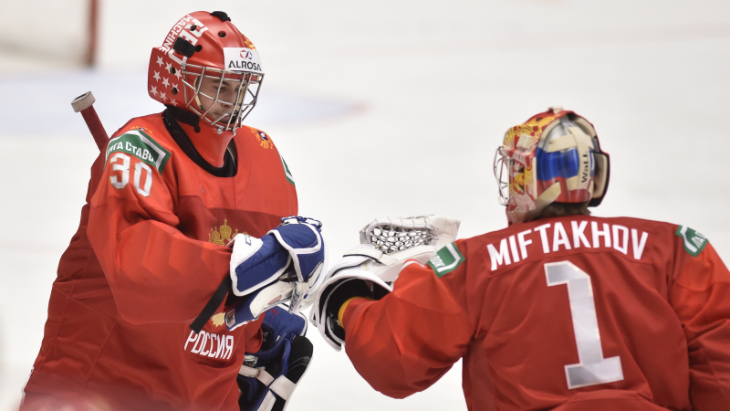 Вратари сборной России