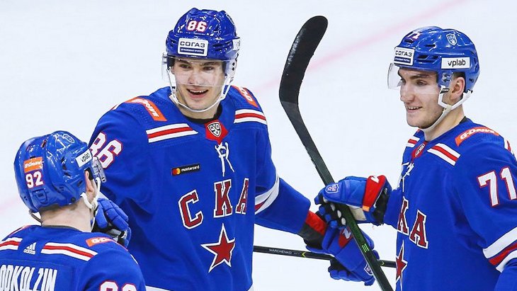Хоккеисты СКА