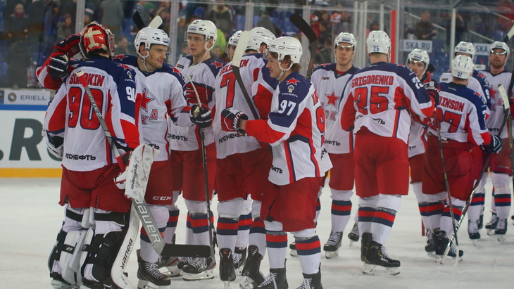 Хоккеисты ЦСКА