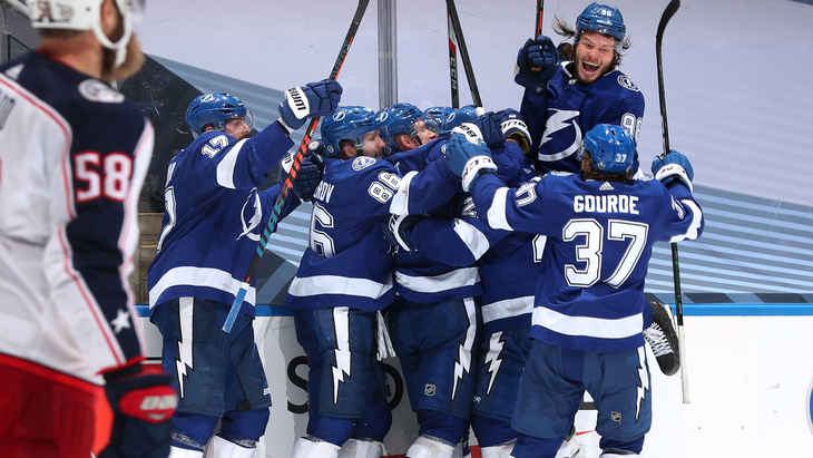 Хоккеисты «Тампы»