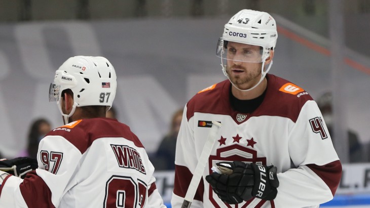 Хоккеисты «Динамо» Рига