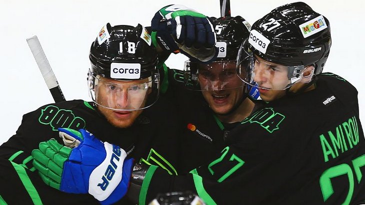 Хоккеисты «Салавата Юлаева»