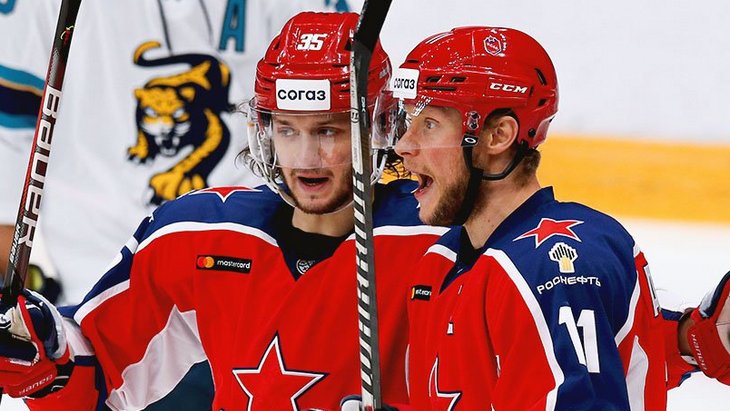 Хоккеисты ЦСКА