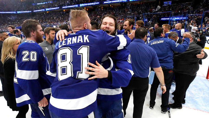 «Тампа-Бэй» празднует чемпионство