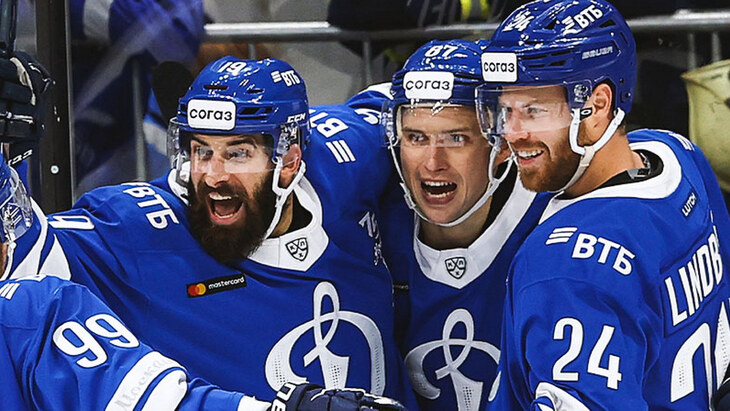 Хоккеисты московского «Динамо»