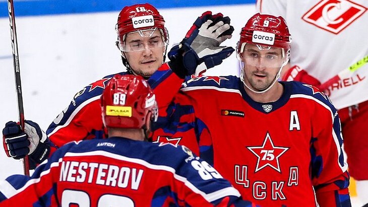 Хоккеисты ЦСКА