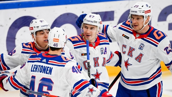 Хоккеисты СКА