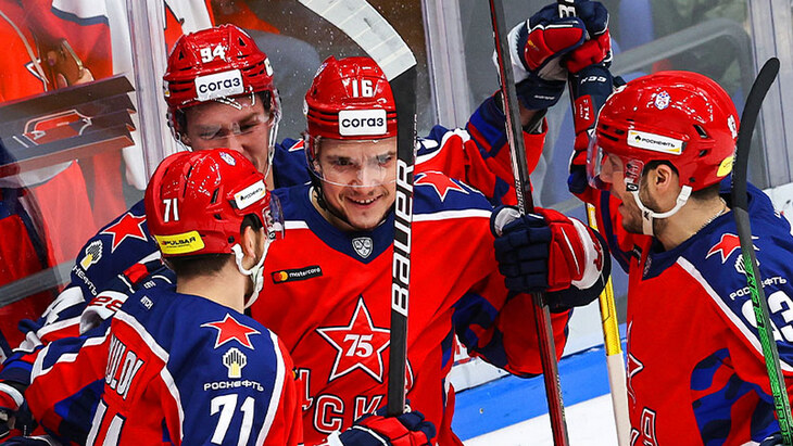 Хоккеисты ЦСКА