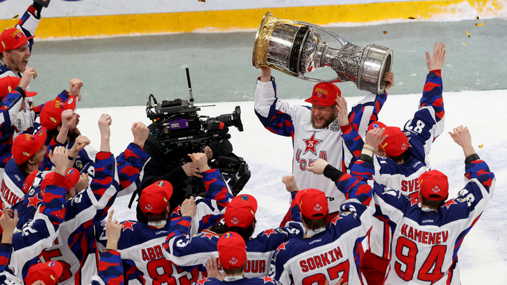 ЦСКА — обладатель Кубка Гагарина 2021/22