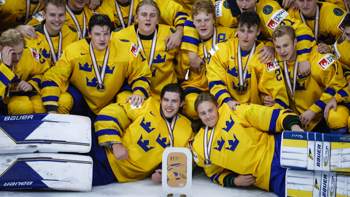 Шведская команда с бронзовыми наградами