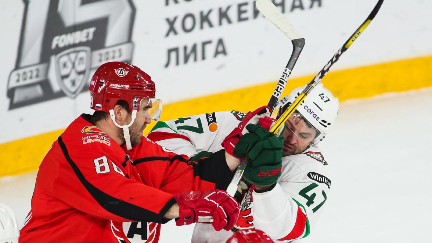 Недавний матч между «Автомобилистом» и «Ак Барсом»