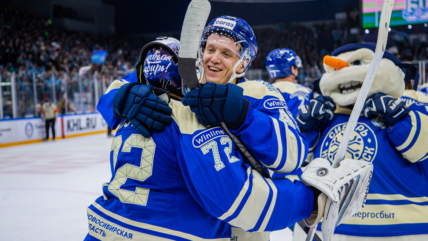 «Сибирь» празднует победу над «Северсталью»