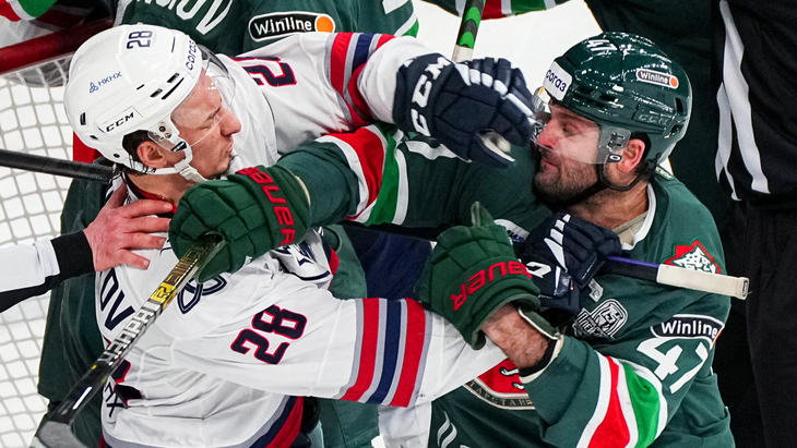 Разборки во втором матче на льду «Ак Барса»