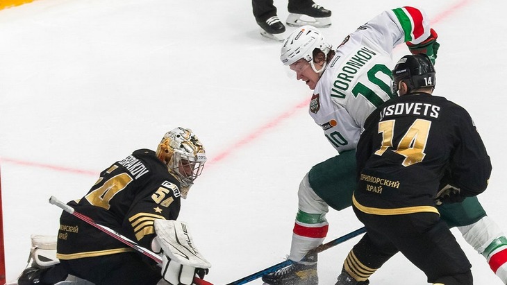 «Адмирал» забросил единственную шайбу в ворота «Ак Барса» на 14-й минуте овертайма