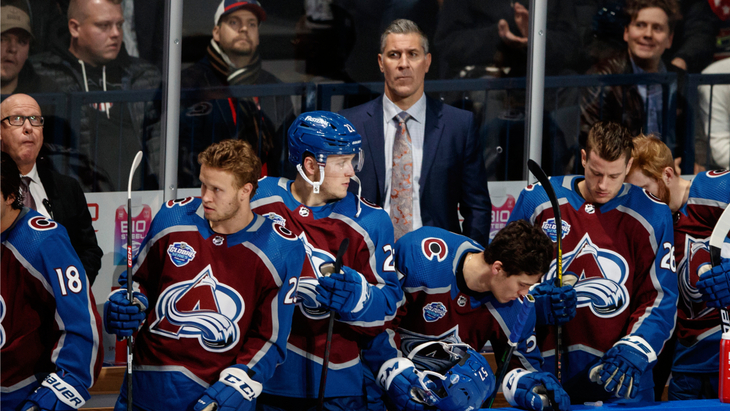 Джаред Беднар и игроки «Колорадо»