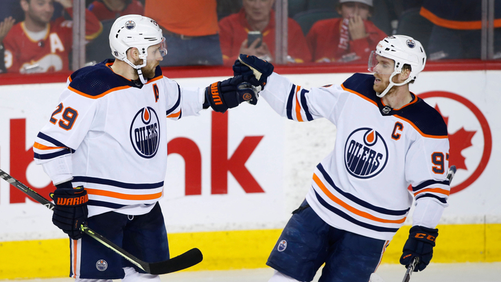 Коннор Макдэвид и Леон Драйзайтль