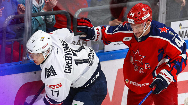 «Металлург» забросил четыре шайбы в ворота московских «армейцев»
