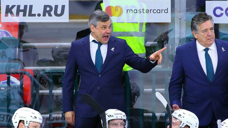 Тренер хозяев Дмитрий Квартальнов