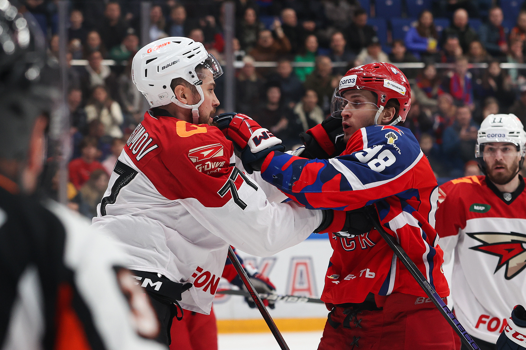 ЦСКА в игре с «Авангардом»