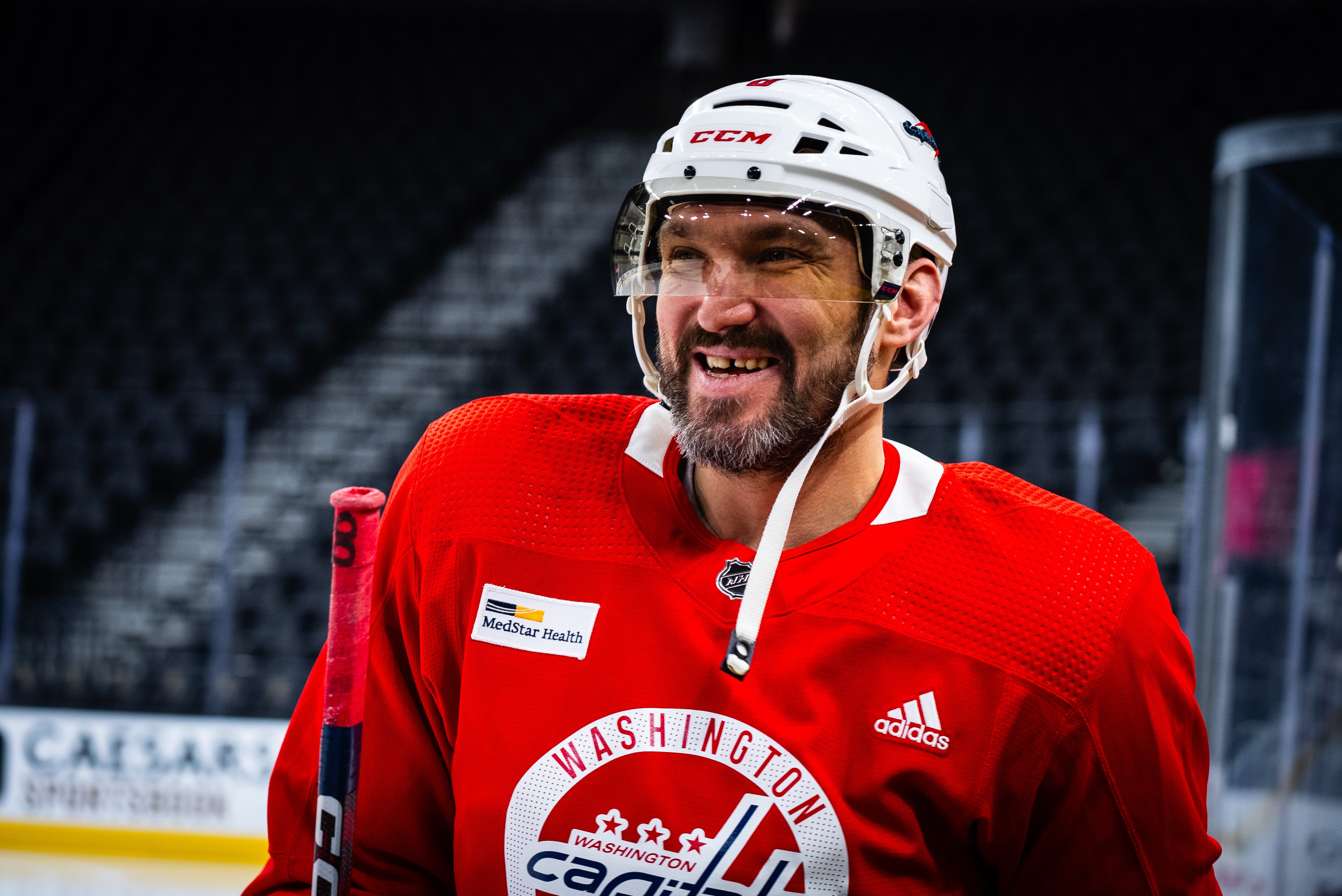 Алекс Овечкин на тренировке 