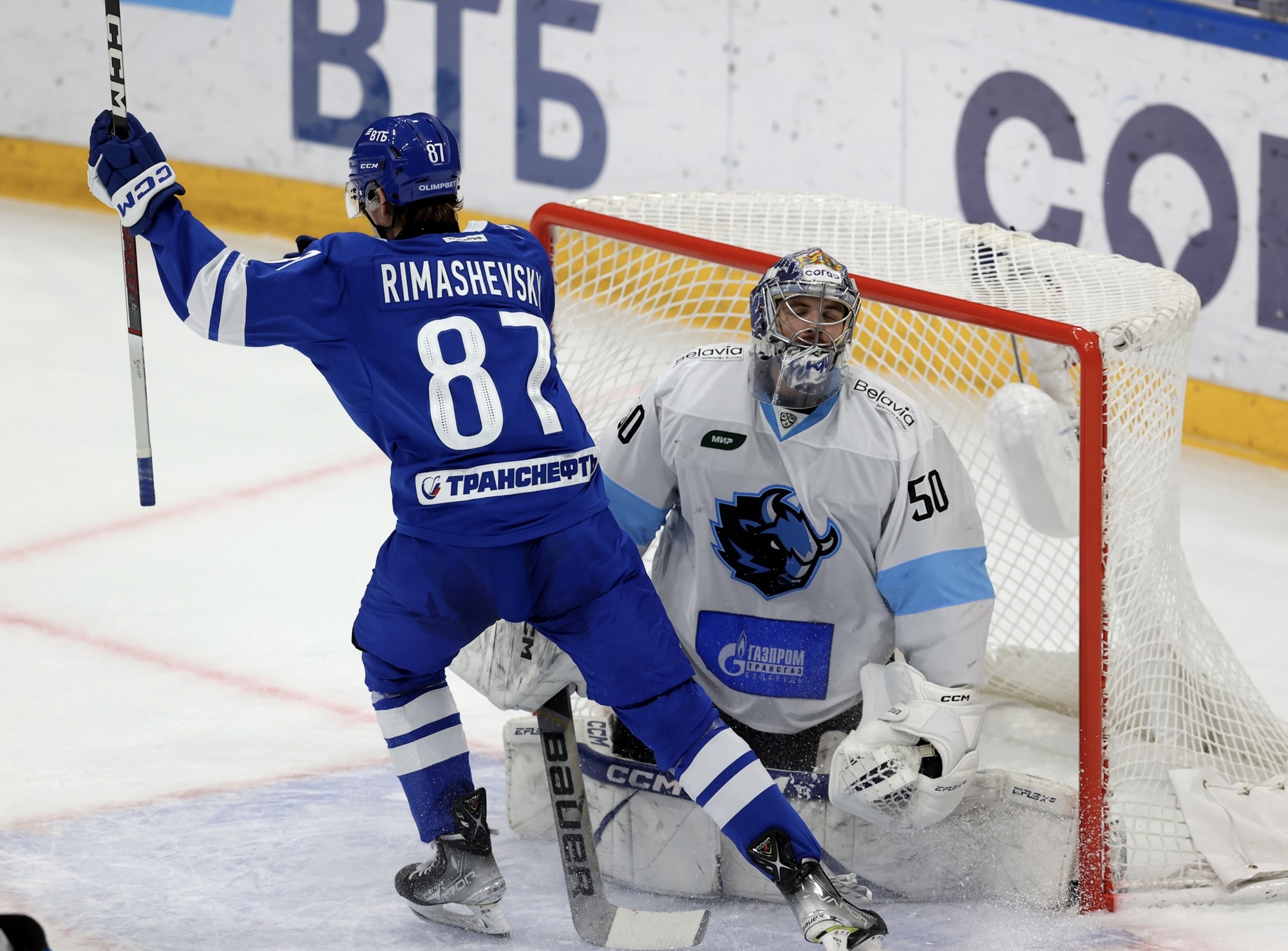 «Динамо» Москва в игре против «Динамо» Минск