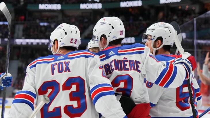 «Рейнджерс» забросили шесть шайб в ворота «Оттавы»