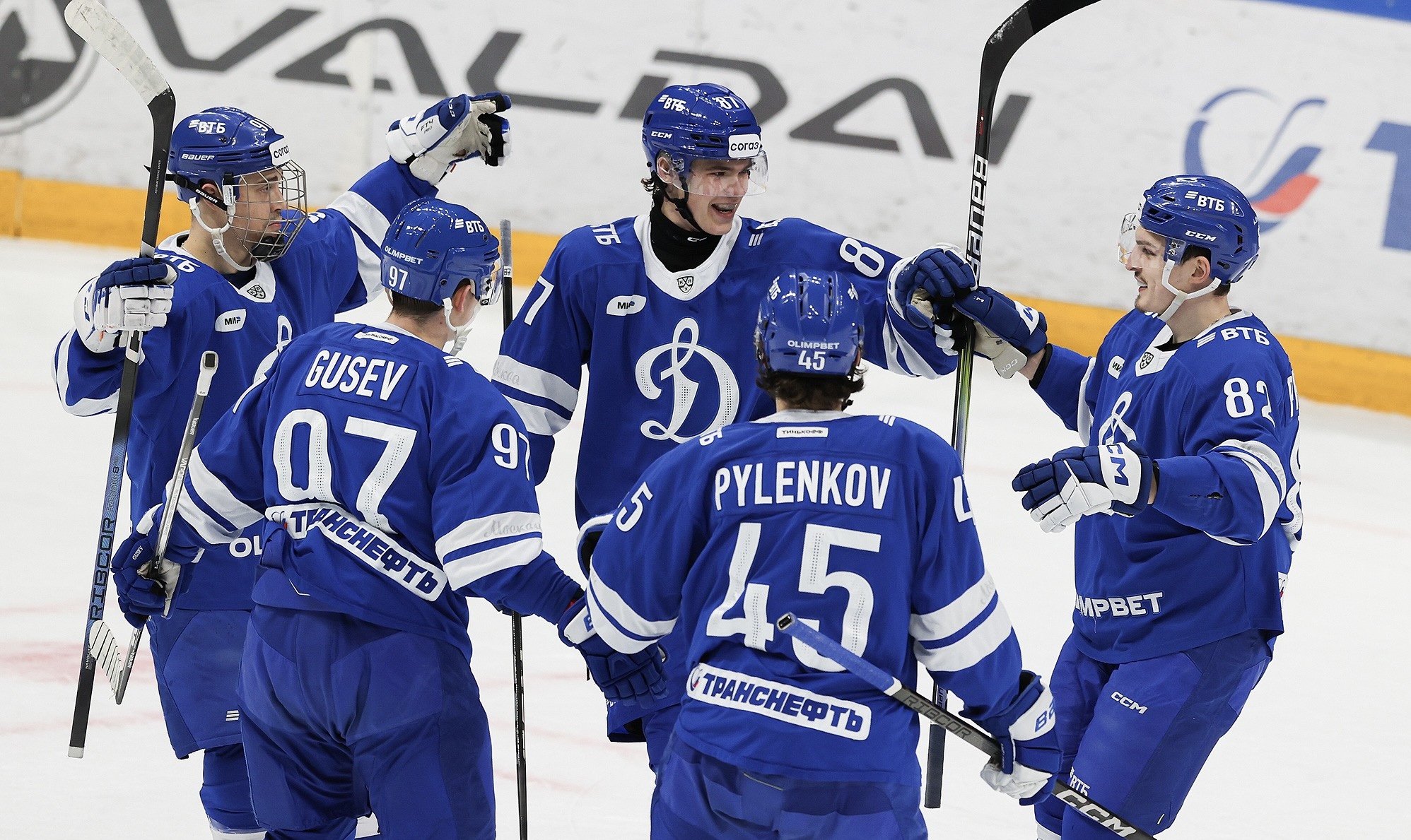 «Динамо» Москва в игре с «Динамо» Минск