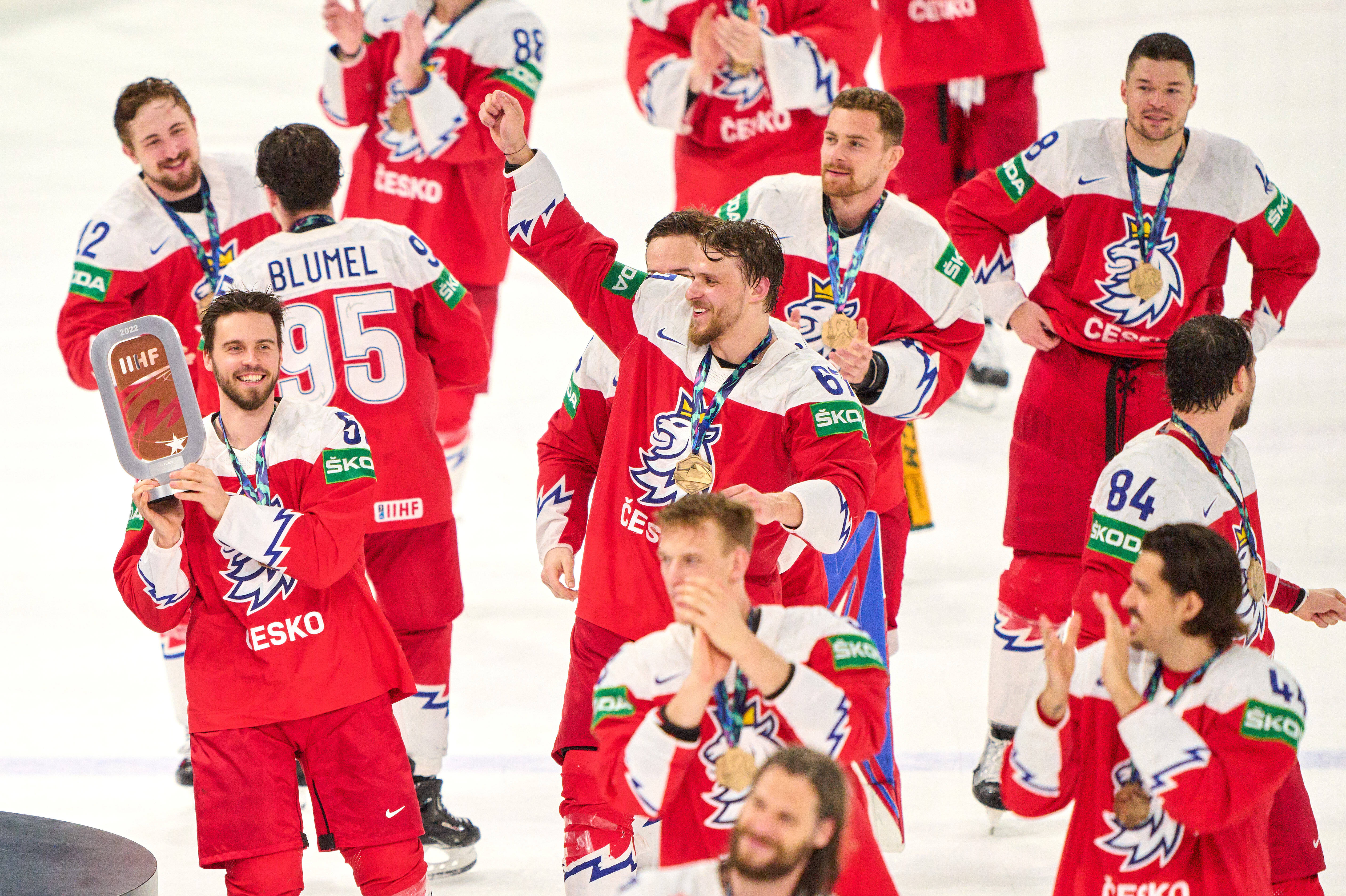 Чехия с бронзой ЧМ-2022