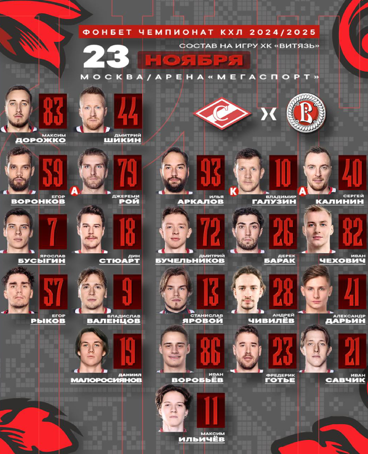 Состав «Витязя»