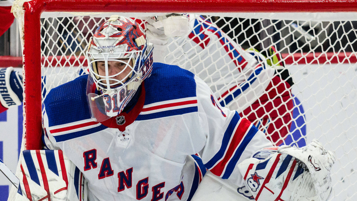 Игорь Шестеркин — голкипер «Нью-Йорк Рейнджерс»