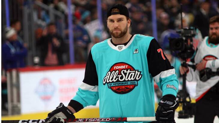 Джереми Рой на Матче всех звезд КХЛ-2023