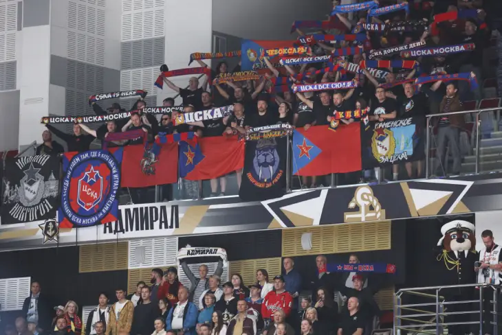 Болельщики ЦСКА
