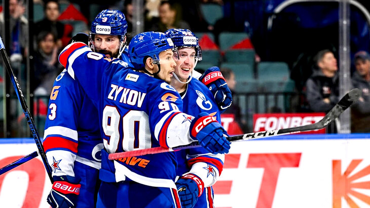 СКА в матче с «Автомобилистом»