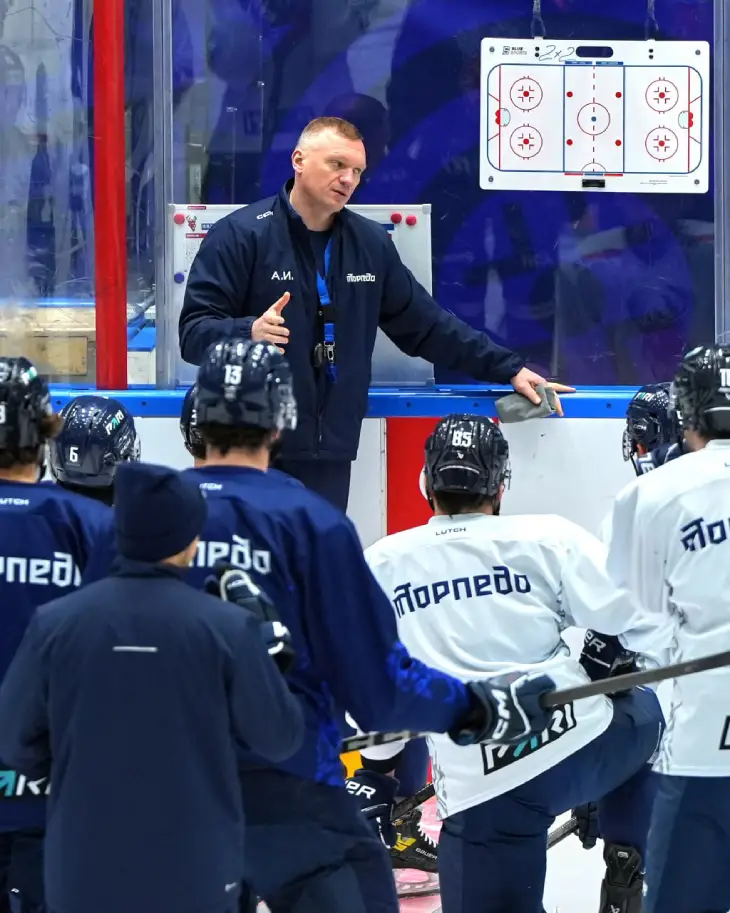 Утренняя тренировка нижегородцев