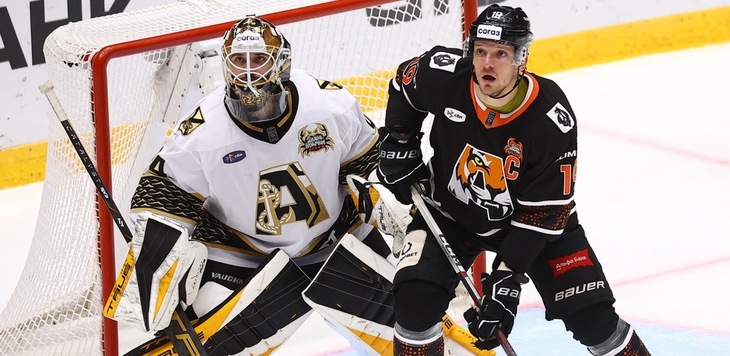 Фрагмент матча «Амур» — «Адмирал»