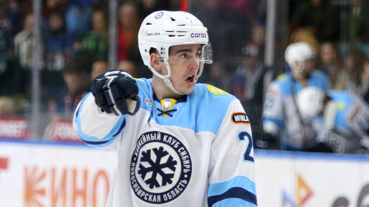 Егор Аланов — защитник «Сибири»