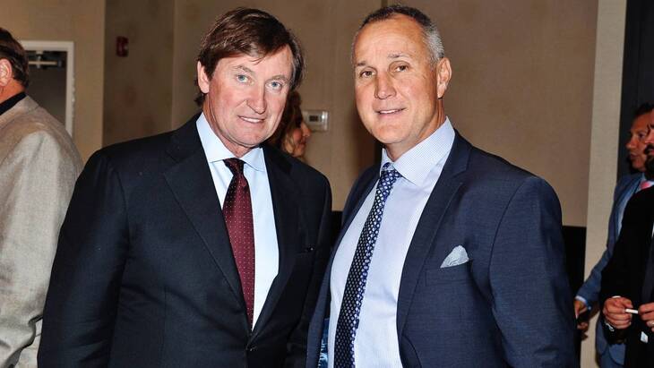 Пол Коффи (справа) и его бывший партнер Уэйн Гретцки