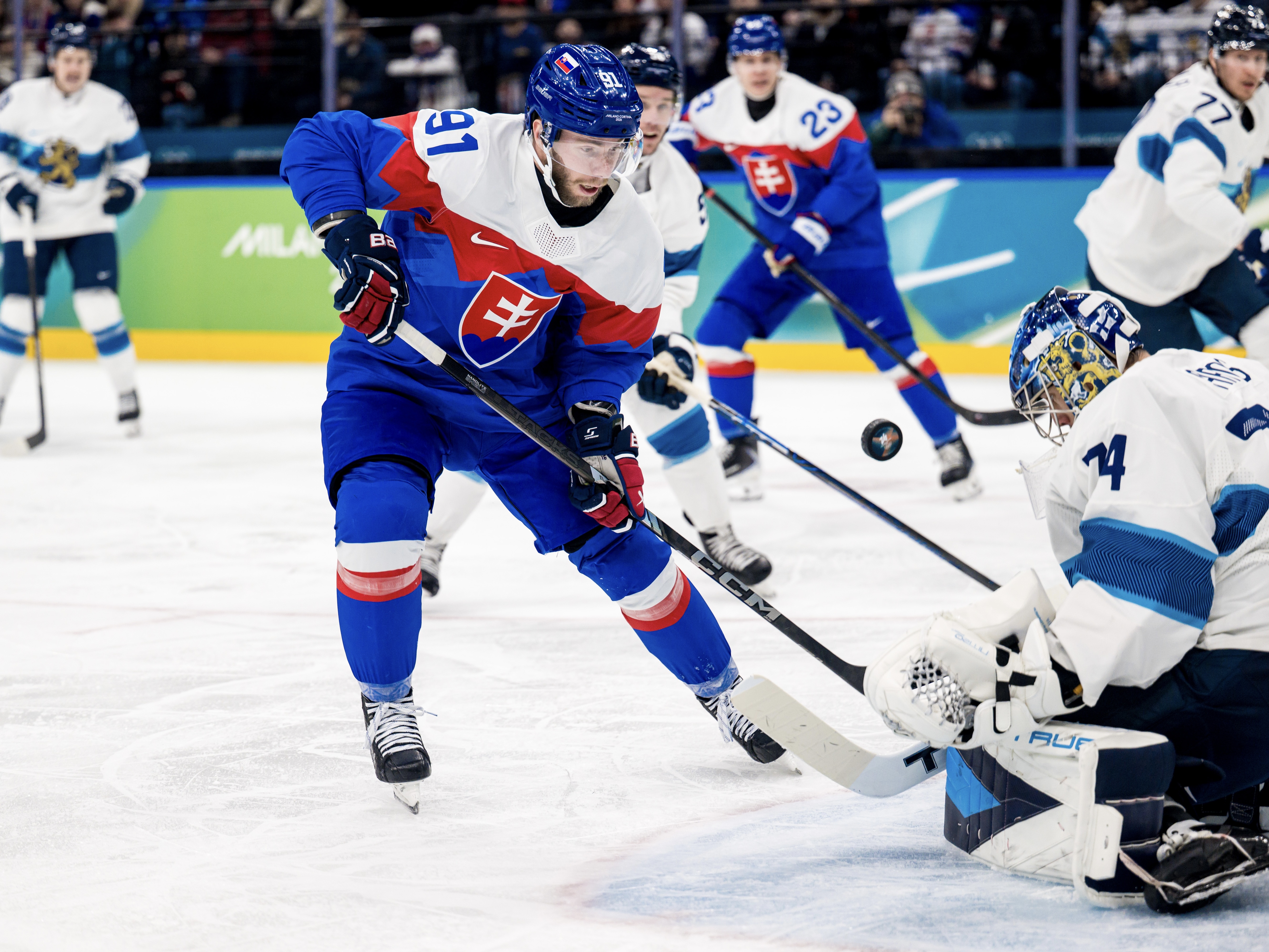 Словакия попыталась вернуться в игру