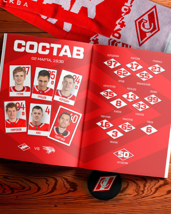 Стартовый состав «Спартака»