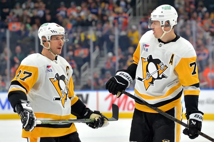 Сидни Кросби и Евгений Малкин