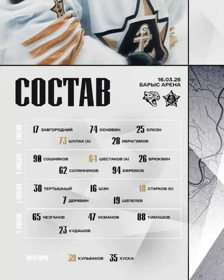 Стартовый состав «Адмирала»